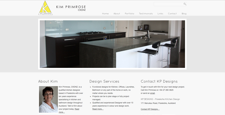 KP Designs Website